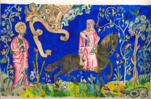 Apocalypse, détail tenture Angers 